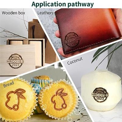 Custom Cake stamp Personalized leather wood food cake iron bread