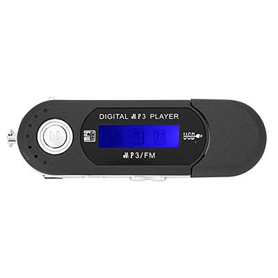 64GB Clip MP3 Player with Bluetooth, AGPTEK A51PL Portable Music Player  with FM Radio, Shuffle, No Phone Needed, for Sports(Black)