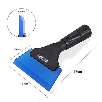 Small Squeegee with 5 Inch Rubber Blade Mini Wiper for Mirror Glass Car  Window Cleaner with