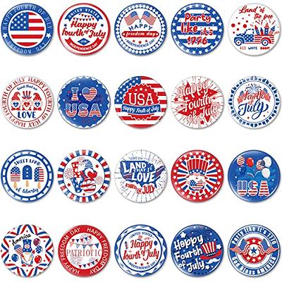 60 Pcs Patriotic USA Lapel Pins Button July 4th Party Favors Novelty  American Flag Pin Campaign Buttons Red White and Blue for Backpacks Men  Women Adult Kids Decorations, Different Designs - Yahoo Shopping