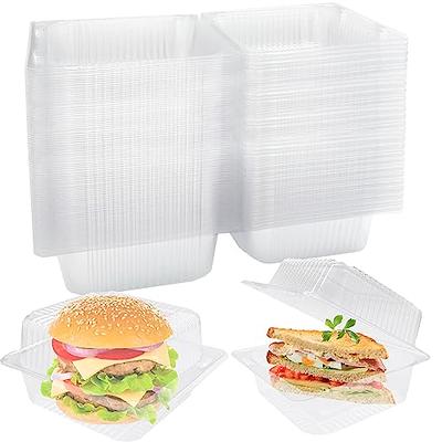 BRATA Disposable Plastic To Go Hamburger bag &Stickers,Easy Tear Hamburgers  Packing(100pcs),Plastic Burger Containers to Carry Cake Dessert  Sandwich,Takeaway Home Use and Party Bake Sale - Yahoo Shopping