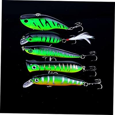 BESPORTBLE 10pcs Minnow Hook Fishing Hook Minnow Lures Artificial Lures  Bait Bionic