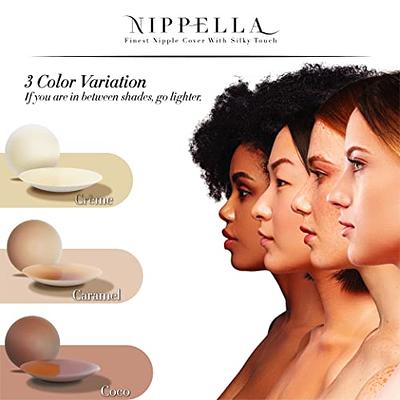 Bare Babe Reusable Silicone Nipple Covers - Waterproof, Nude, 4