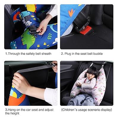 Car Seat Belt Shoulder Pad For Kids Adult Car Seat Belt Cover Safety Seat  Headrest Sleeper Pillow,Car Covers & Body Protection