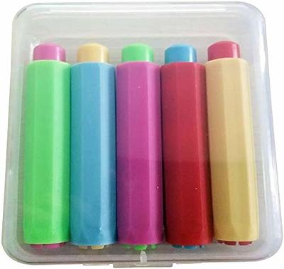 Coldairsoap 10 Pieces Colorful Chalk Holder Adjustable Chalk Clips