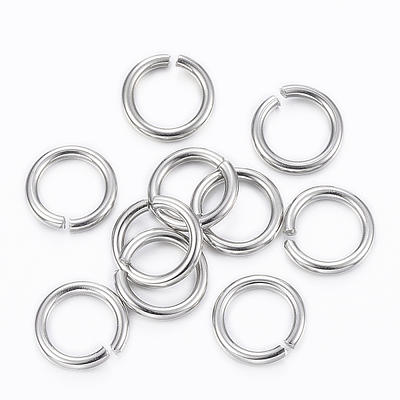 Stainless Steel Open Jump Rings - 6mm