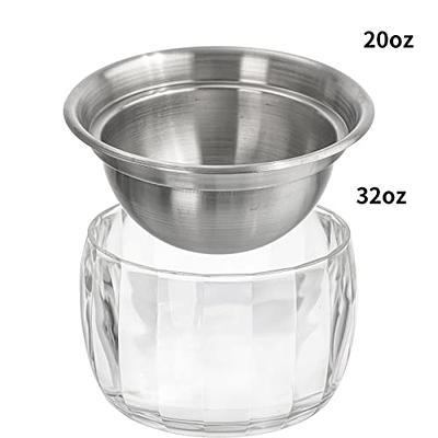 BadenBach 60 Pack 9oz Hard Plastic Bowls, Small Disposable Clear Bowls  Clear Disposable Salad Soup Bowls Ice Cream Candy Serving Bowls for  Christmas