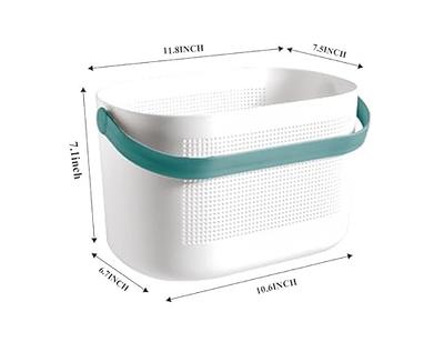 New Shower Caddy Bath Basket Plastic Organizer Storage Tote with