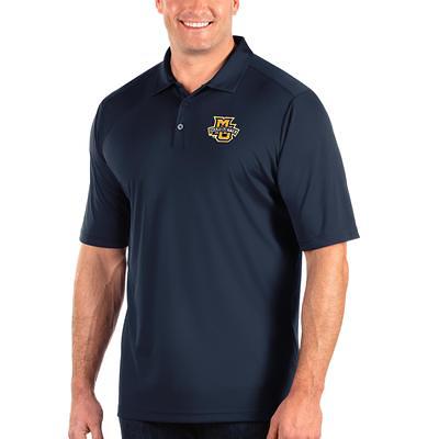 Men's Antigua Black Washington Commanders Tonal Logo Tribute Big & Tall Polo