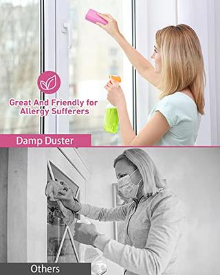 Damp Duster, 2-Pack Pink Magical Dust Cleaning Sponge Blind