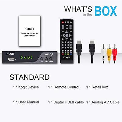 HDMI OTA Free tv cable box Atsc Tuner HD digital converter box Recorder  Receiver