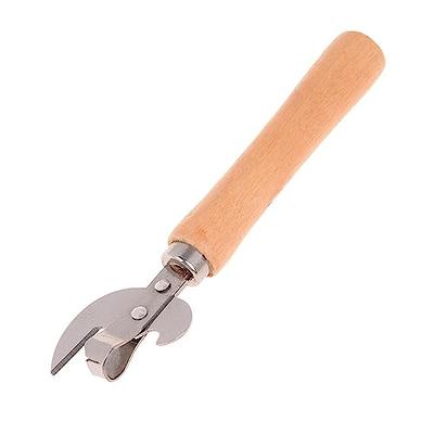 Wooden Handle Manual Handheld Can Opener, Heavy Duty Can Opener Smooth Edge  Wood Can Openers Top Lid Kitchen Gadgets, Best Large Rated Easy Turn Knob,  with Bottle Opener - Yahoo Shopping