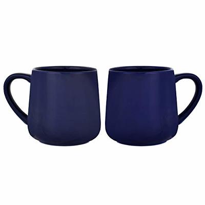 Koythin Ceramic Coffee Mug Saucer Set, Cute Creative Morandi European Style  Cup Unique Irregular Design for Office and Home, 8.5 oz/250 ml for Latte  Tea Milk (Red and Dark Blue) - Yahoo Shopping