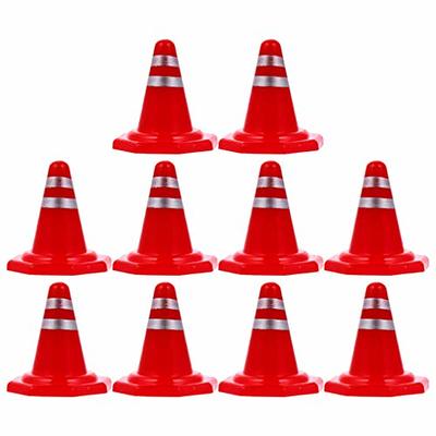 VEVOR Safety Cones, 18 in/45 cm Height, 5 PCS PVC Orange Traffic