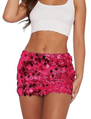 Women's Sequin Micro Mini Skirt