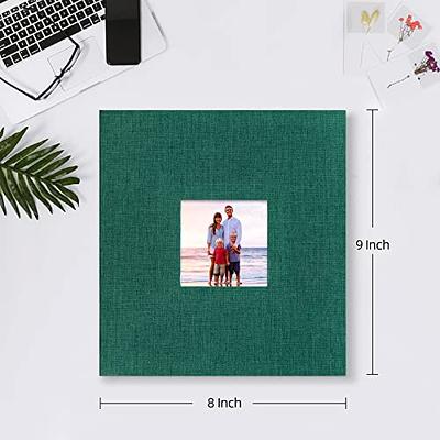 Mublalbum Small Photo Album 4x6 100 Photos Linen Cover Picture photo Book  with 100 Horizontal Pockets for Wedding Family Anniversary Baby(Blue)