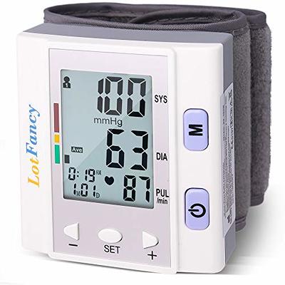 Blood Pressure Monitor XL Wrist Cuff 5.3-8.5 inch, Automatic