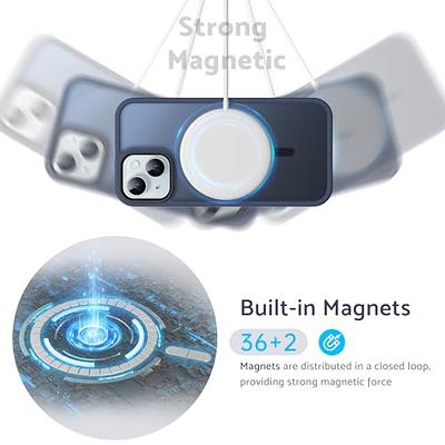 JETech Magnetic Case for iPhone 15 6.1 Compatible with MagSafe  WirelessCharging