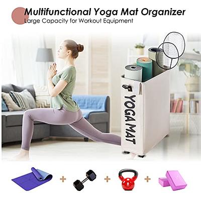 Yoga Mat Storage Rack Home Gym Equipment Storage Organizer Yoga