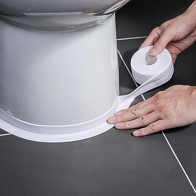 Bathroom Shower Sink Bath Sealing Tape Strip White PVC Self