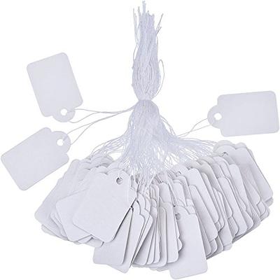 1000Pcs Price Tags with String Attached, Marking Tags Price Tags Writable  Kraft Blank Price Labels Display Tags with Hanging String, 1.02 x 0.59 Inch  - Yahoo Shopping