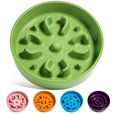 The Burly Brand Slow Feeder Dog Bowls Large Breed to Small Breed with  Spatula - No-Gulp