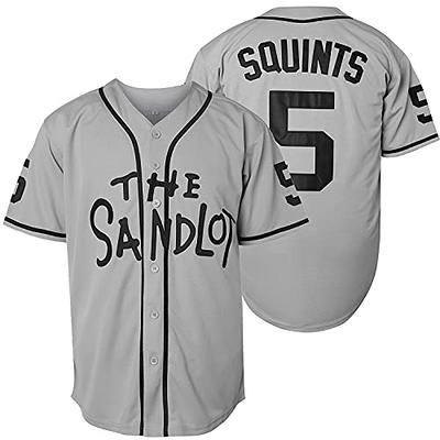 The Sandlot Benny The Jet Rodriguez Michael Squints Palledorous Alan  Yeah-Yeah McClennan Bel Air 3D Print Baseball Jersey (XX-Large, 5-Grey) -  Yahoo Shopping