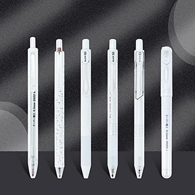  Buqoo Retractable Gel Pens Set Fine Point Gel Ink Pens