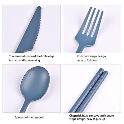 Pure Titanium Fork Spoon Set Portable Cutlery Set Outdoor Cutlery Set