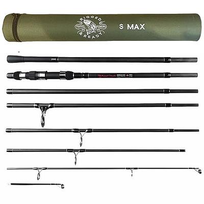 Rigged and Ready S Max. Big Fish Powerful Predator Surf Travel Fishing Rod  + 2 Tips Hi-Carbon 11' 10” & 10' 7” Options Compact Rod 23” Case 26” Cast W  3.5+6 oz - Yahoo Shopping