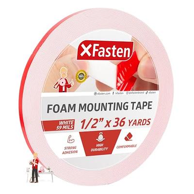 1 in. x 1.33 yds. Permanent Double Sided Extreme Mounting Tape