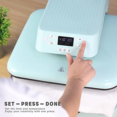 HTVRONT Portable MINI Heat Press Machine T-shirts Printing DIY