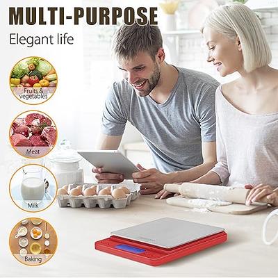 5 Rechargeable Kitchen Food Scale with Bowl Digital 0.1g Precise Graduation