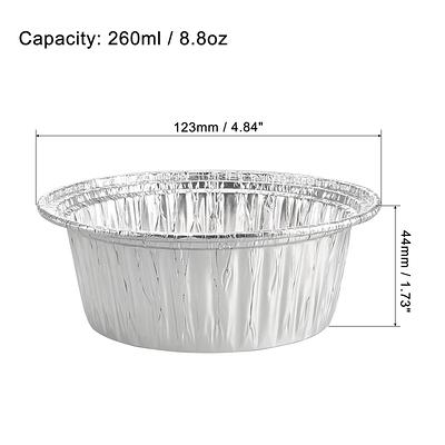 12pcs Round Clear Plastic Container With Lid 