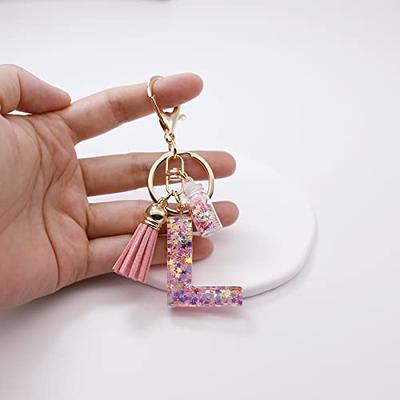 Tassel Keychain Colorful Backpack Keychain Women Cute Bag Charms