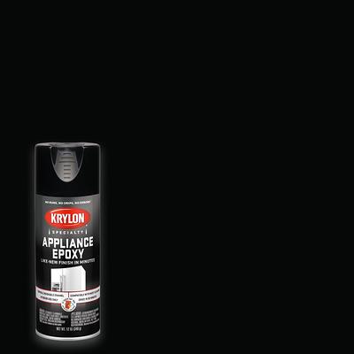 Krylon COLORmaxx Gloss Black Spray Paint and Primer In One (NET WT. 12-oz)  in the Spray Paint department at