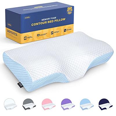 Cooling Gel Lumbar Pillow for Sleeping Memory Foam Thickest 3” Lower Back  Pain R