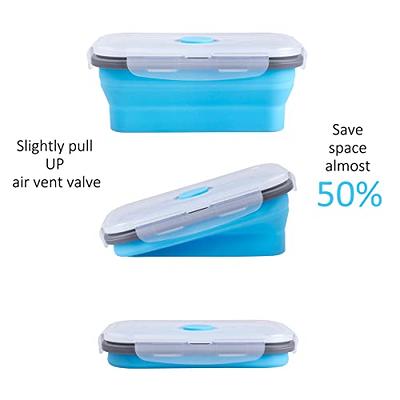 YANGRUI To Go Containers, Shrink Wrap 55 Pack 8 Inch Meal Prep Container  BPA Free Microwave Freezer Safe Plastic Hinged Clamshell Take Out Containers