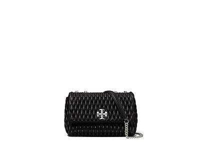 Tory Burch Kira Chevron Small Shoulder Bag, Arugula/Suede: Handbags