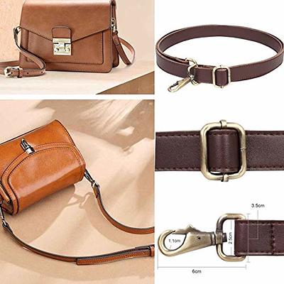 Polare Full Grain Leather Adjustable Replacement Shoulder Strap with M