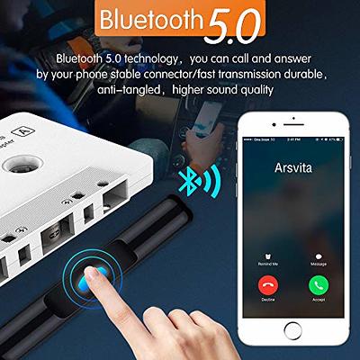 Dioche Car Cassette Player, Car Stereo Cassette Tape Adapter CD MD MP3 MP4  Player to 3.5mm Aux Audio for Mobile Phone, Tablet, MP3 Player, car Stereo