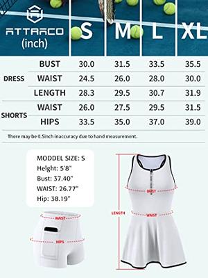 Women's Tennis Sleeveless Golf Dress Zipper Racerback Athletic Exercise  Dresses