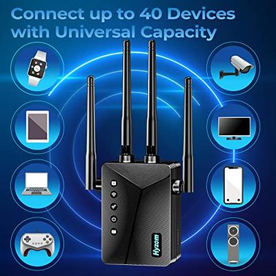 2024 WiFi Extender Booster and Signal Amplifier up to 9882 sq.ft - 4X Faster  Long Range Coverage Wi-Fi Repeater for Home - with Ethernet Port & AP Mode,  Support 40 Devices - Yahoo Shopping