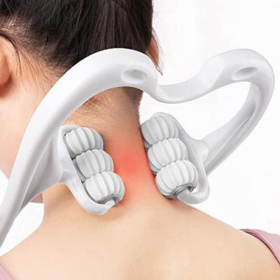 Neck Massager - Cervical Vertebra Massager - Ball Rolling Massager