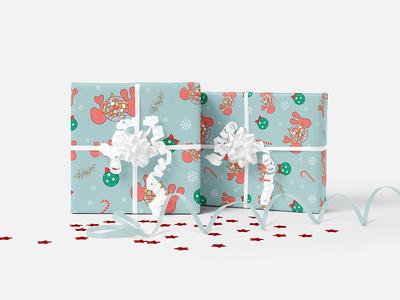 Wrapping Paper, Fun Retro Holiday Pattern, Xmas Gift Wrap Sheets, Unique Christmas  Wrap, Paper Rolls For Corporate Gifts, W0008 - Yahoo Shopping
