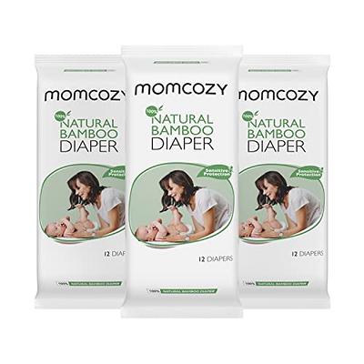 Momcozy Diapers Portable Packs, Mini Size Resealable Package Disposable  Diapers, Bamboo Diapers Trial Pack Hypoallergenic for Sensitive Skin, Baby  Diapers Size 1, 36 ct (3 Pack) - Yahoo Shopping