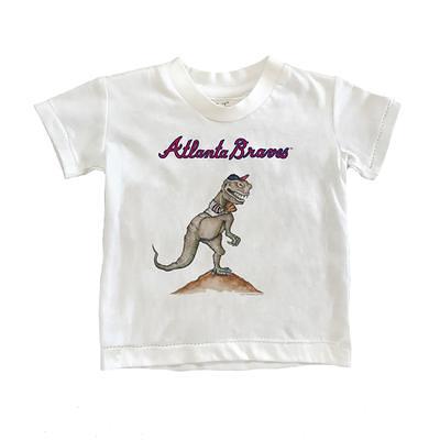 Infant Tiny Turnip White Atlanta Braves TT Rex T-Shirt - Yahoo