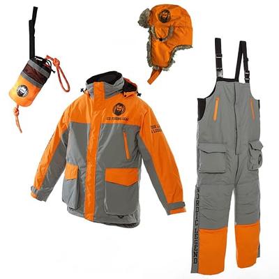Nordic Legend Aurora Series Ice Fishing Suit with floatation, Insulated  Waterproof Bibs and Jacket for Ice Fishing, Floating Throw Bag (Size:  Large) - Yahoo Shopping