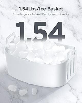 Silonn Ice Makers Countertop, 9 Cubes Ready in 6 Mins, 26lbs in 24hrs