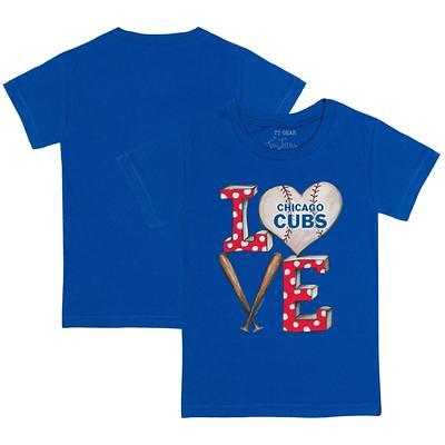 Youth Tiny Turnip White Chicago Cubs Stega T-Shirt